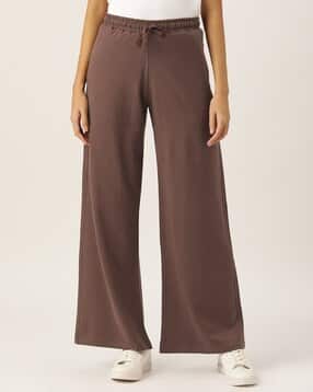 femea Women Flared Track Pants with Elasticated Drawstring Waist-picture-36