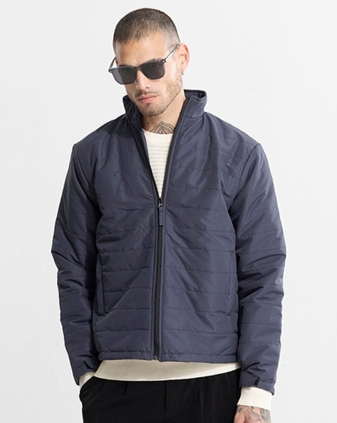 Zip-Front Puffer Jacket with Slip Pocket