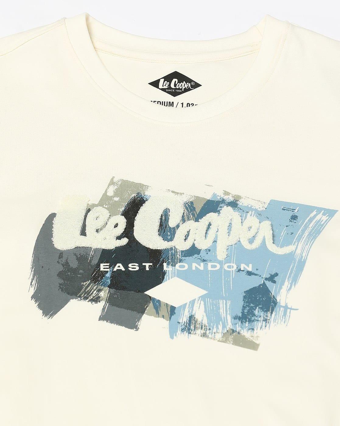Buy Off-White Tshirts for Men by LEE COOPER Online | Ajio.com