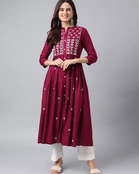 anandita Women Embroidery Anarkali Kurta-picture-29