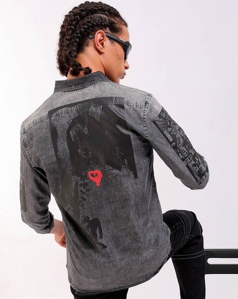 The Indian Garage Co Men Graphic Print Regular Fit Shirt