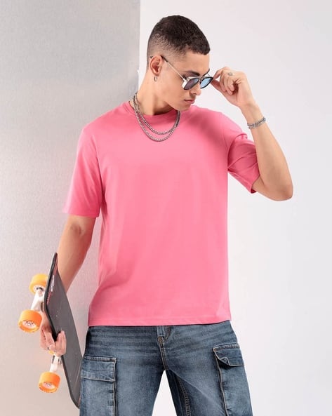 The Indian Garage Co Men Boxy Fit Crew-Neck T-Shirt