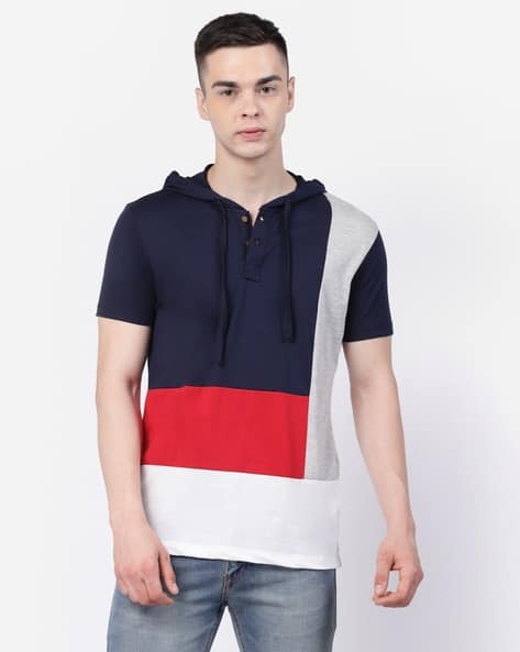 Hooded T-Shirt with Short Sleeves