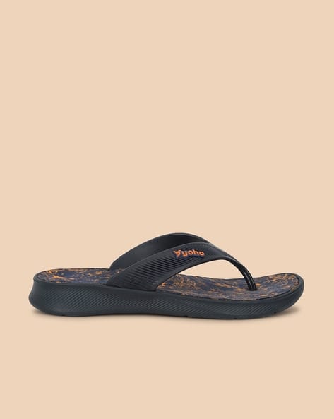 Buy Orange Flip Flop Slippers for Men by YOHO Online