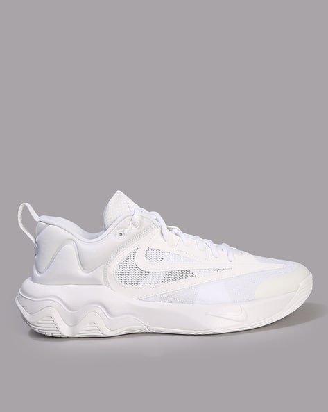 all white giannis shoes