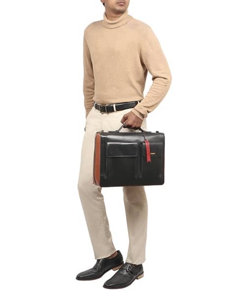 Berluti Briefcase Berluti Deux Jours Berluti // Patina Leather Un