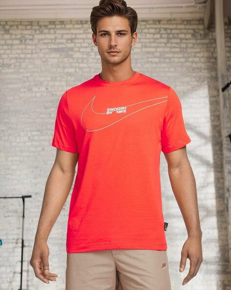 Men's nike orange t shirt best sale