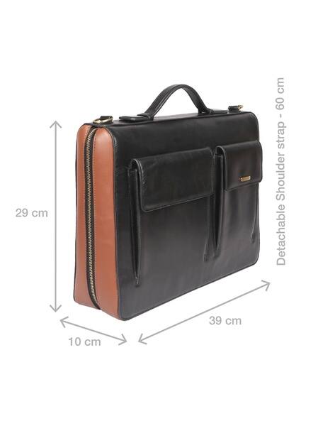 Buy HIDESIGN Men Vibes 02-E.I Briefcase Online | Ajio.com