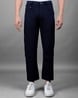 Buy Navy blue Trousers & Pants for Men by EYEBOGLER Online | Ajio.com