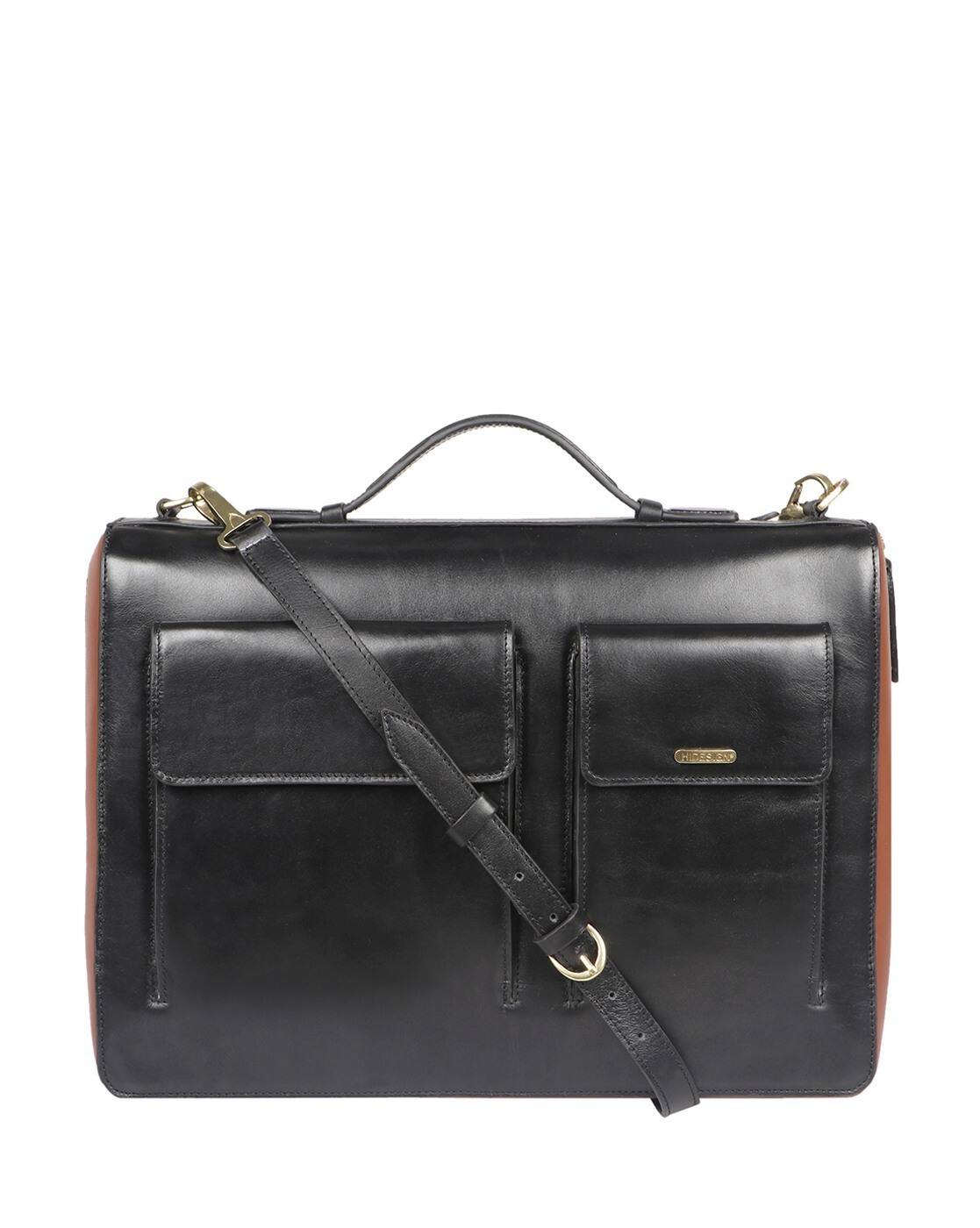 Buy HIDESIGN Men Vibes 02-E.I Briefcase Online | Ajio.com