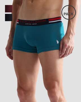 u.s. polo assn. Men Pack of 3 Trunks with Contrast Waistband-picture-50