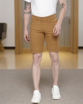 the indian garage co Mid-Rise Slim Fit Shorts-picture-33