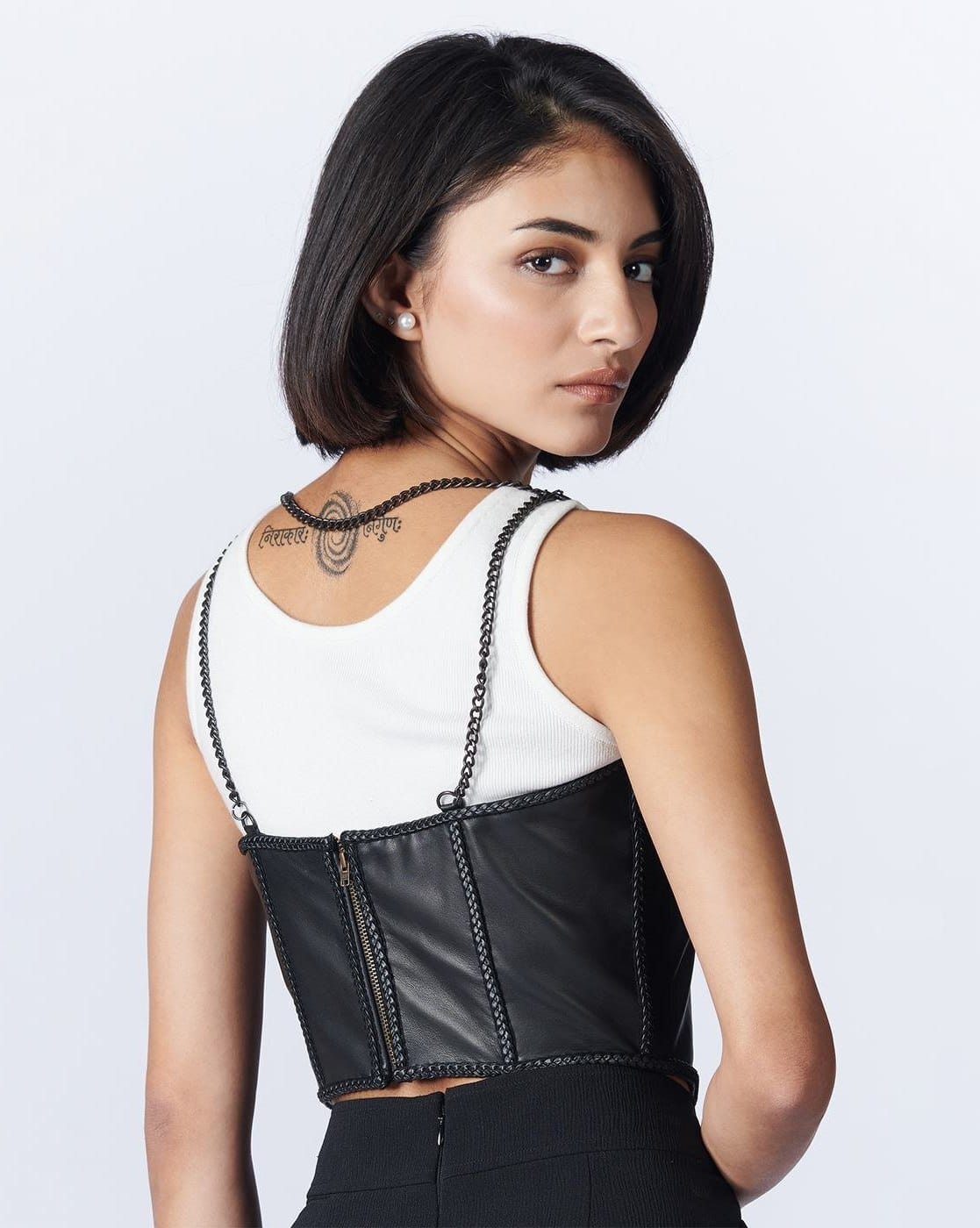 Buy S&N by Shantnu Nikhil Leaser Cut Details Under Bust Corset Top
