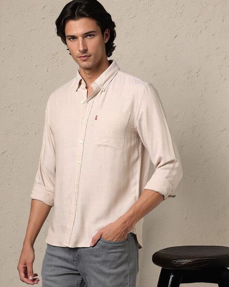 Levis Men Slim Fit Cotton Shirt