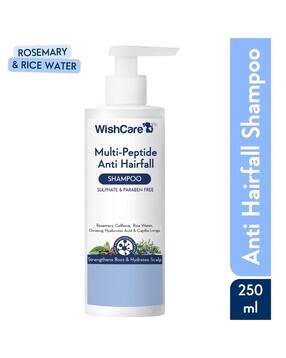 wishcare Multi Peptide Rice Water Anti-Hairfall Shampoo - Rosemary Capilia Longa HA & Caffeine-picture-30