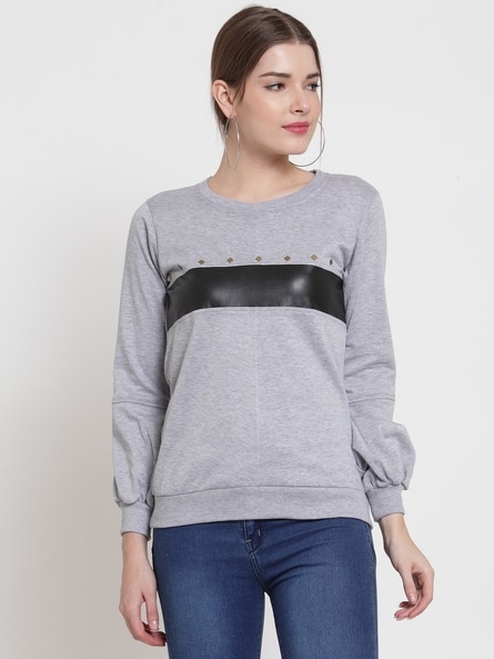 Belle Fille Solid Sweatshirt