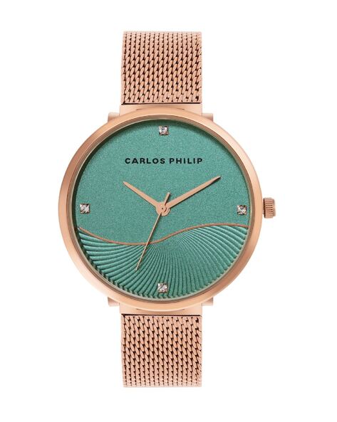 Buy Pink Rose Gold Watches for Women by Carlos Philip Online Ajio