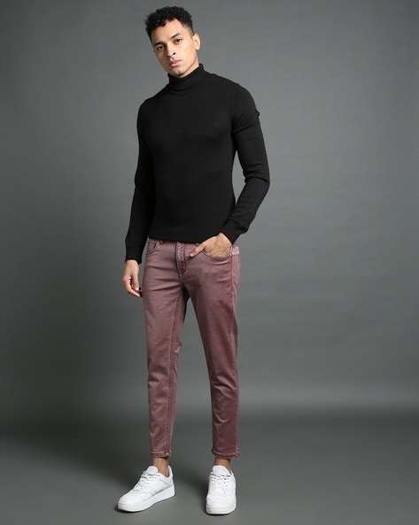 Men Artie Cropped Slim Fit Jeans