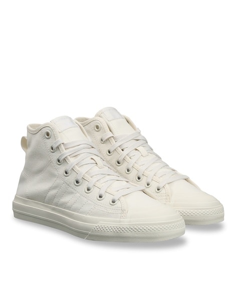Nizza Adidas Canvas Trainers Mens Uk Men Nizza High-Top Lace