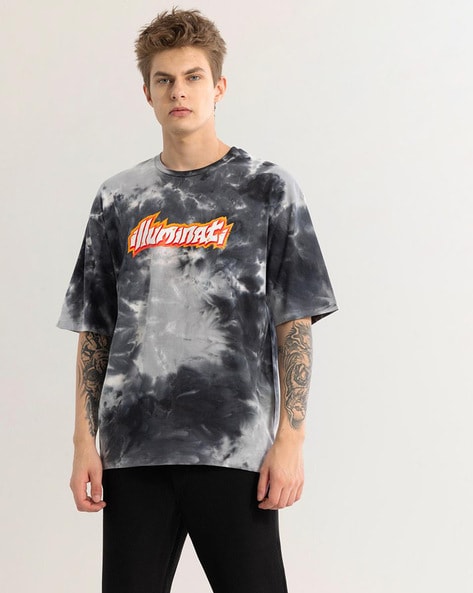 Men Printed Oversized Fit T-Shirt