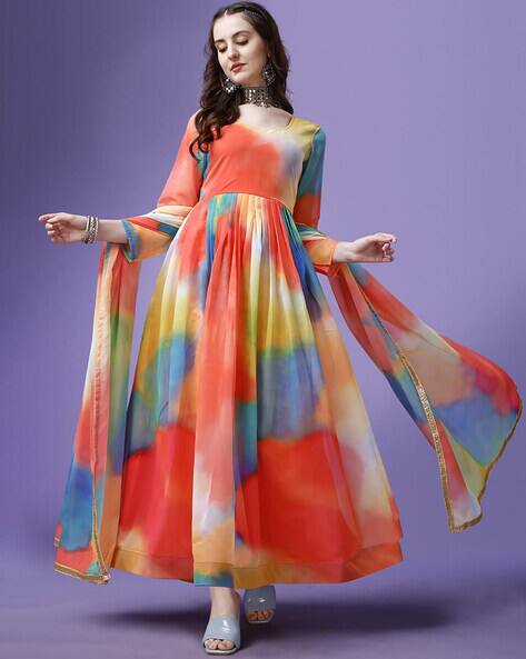 tie dye fit and flare dress Althea Flare Mudmee Tie Dye Dress