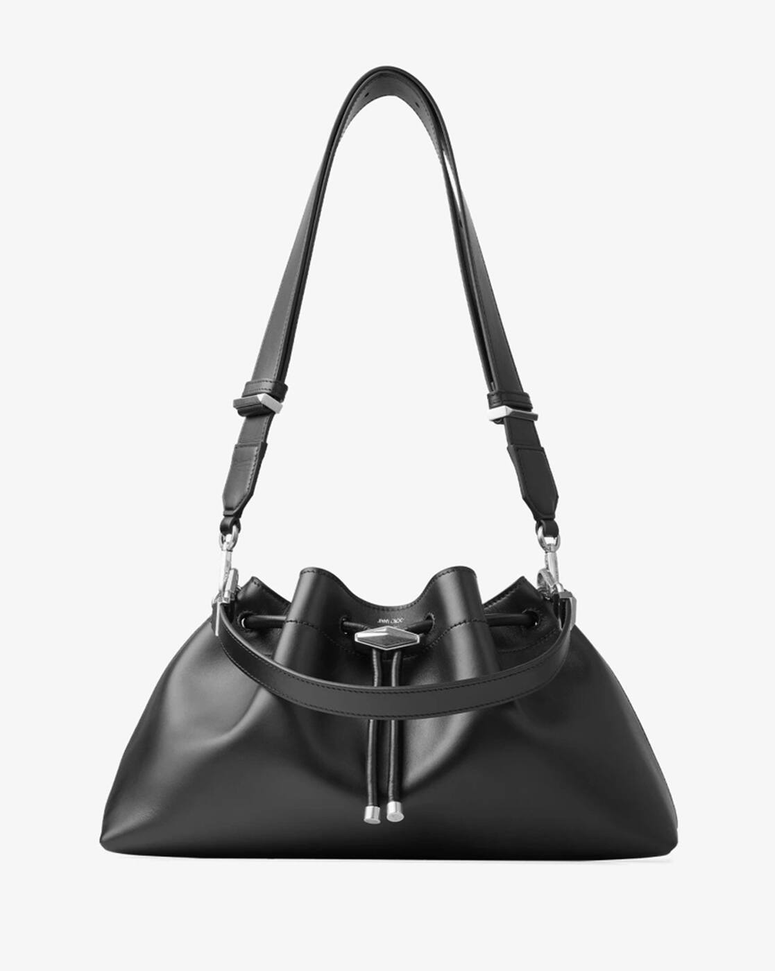 Buy Jimmy Choo Cinch Leather Bag | Black Color Women | AJIO LUXE