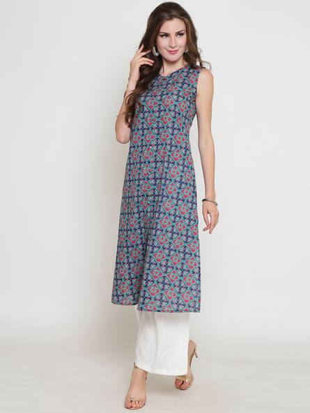 Sera Decorative/Art Deco Straight Kurta Set
