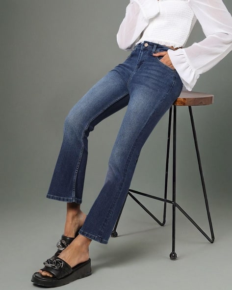 Women Dion Mid-Rise Bootcut Jeans