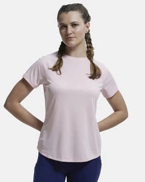 jockey MW73 Microfiber Polyester Fabric Relaxed Fit Spot Half Sleeve T-Shirt with Stay Fresh and Stay Dry Treatment-picture-25