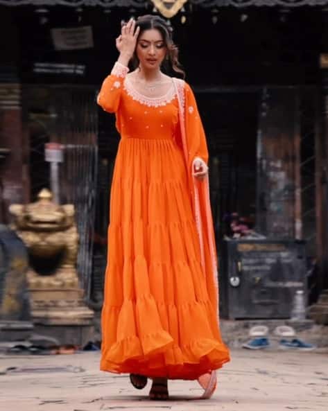strapless open back dress The Simplicity of Orange in the Habesha Kemis Habesha Dress Modern Eth –  TheEthiopianStore