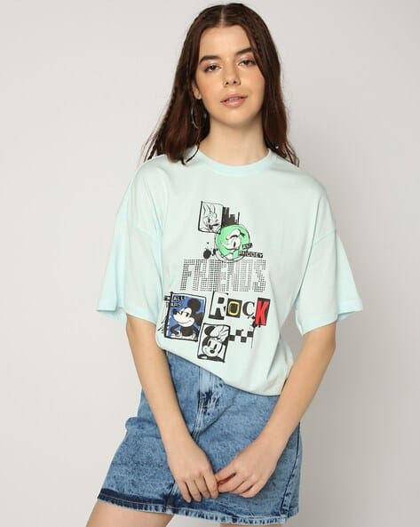 Buy Blue Tshirts for Women by YOUSTA Online | Ajio.com