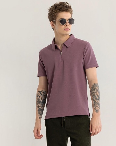 Men Slim Fit Polo T-Shirt