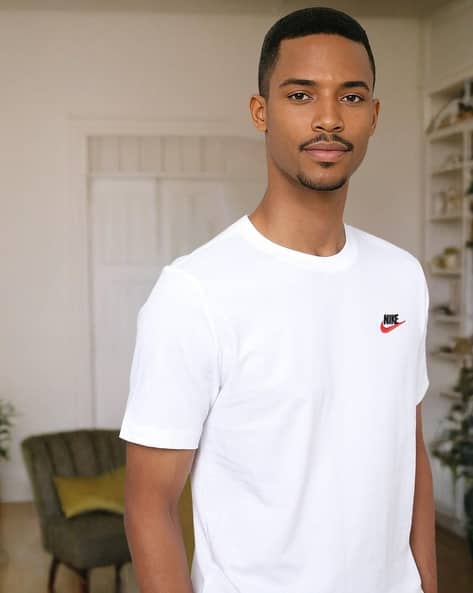 Regular Fit NSW Club Logo Print Crew-Neck T-Shirt