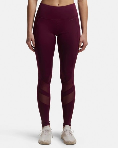 Buy Wine Leggings for Women by JOCKEY Online Ajio