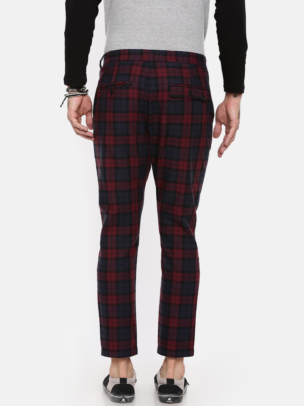 Cropped Trousers Zara Checked Trousers Mens Checked Slim Fit