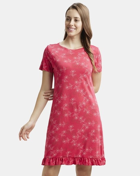 Buy Pink Nightshirts&Nighties for Women by Jockey Online