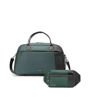 assembly Men Colourblock Duffle Bag with Detachable Strap-picture-29