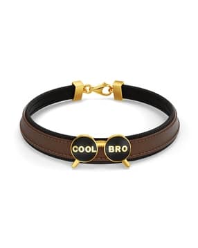 joyalukkas Men Yellow Gold Frame Bracelet-picture-48