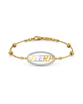 Men Yellow Gold Veera Bracelet-image-7