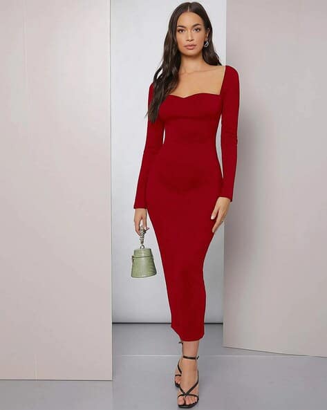 tight long sleeve maroon dress Tight Maroon Casual Dresses Prom Dress Formal Dress Maxi Dress Prom Gown Burgundy Tabitha Long Sleeve Mini Dress Burgundy That's So Fetch