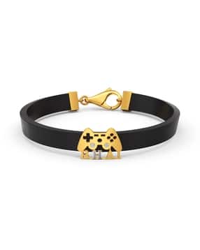 joyalukkas Men Yellow Gold Game Bracelet-picture-10