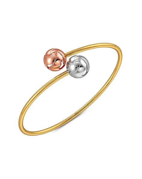 Joyalukkas Women Yellow Gold Ball Bracelet