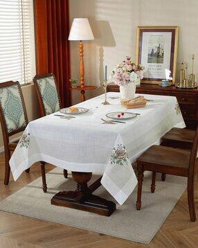 Floral Print 6-Seater Table Cover 89" x 59"