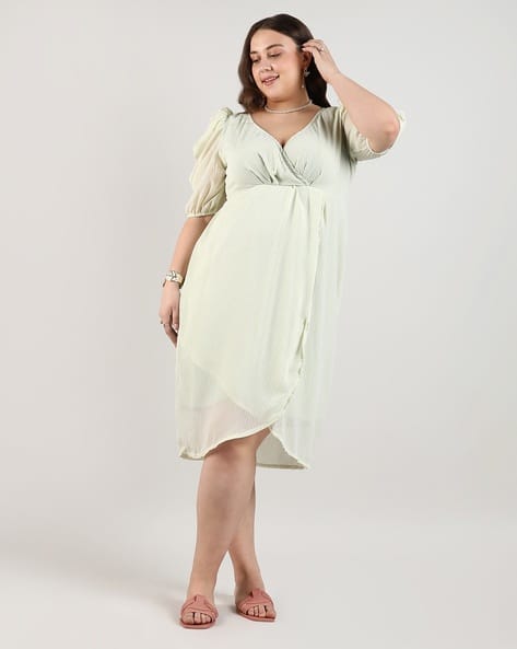 Buy Yellow Dresses for Women by Instafab Plus Online