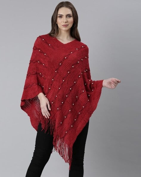 buy knitted poncho