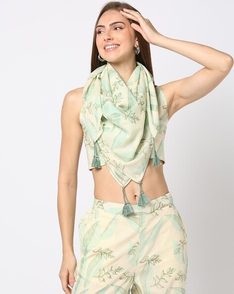 Leaf Print Scarf Price in India