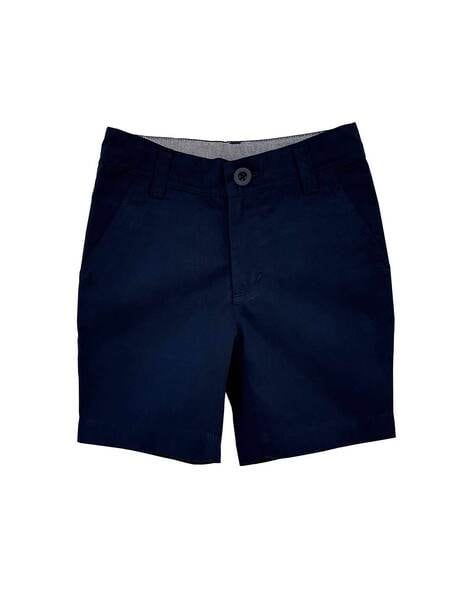 Campana Textured Mid-Rise Shorts