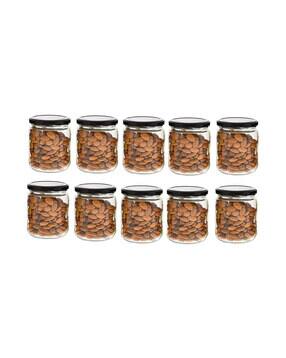 afast Set of 10 Versatile Glass Container Jars with Lids-picture-16