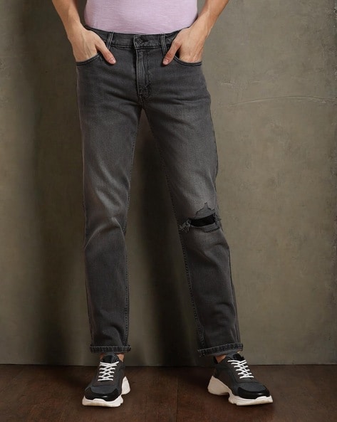 511 Lightly Washed Slim Fit Distressed Jeans