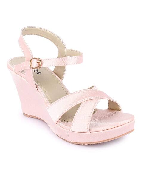 Criss-Cross Strap Wedges